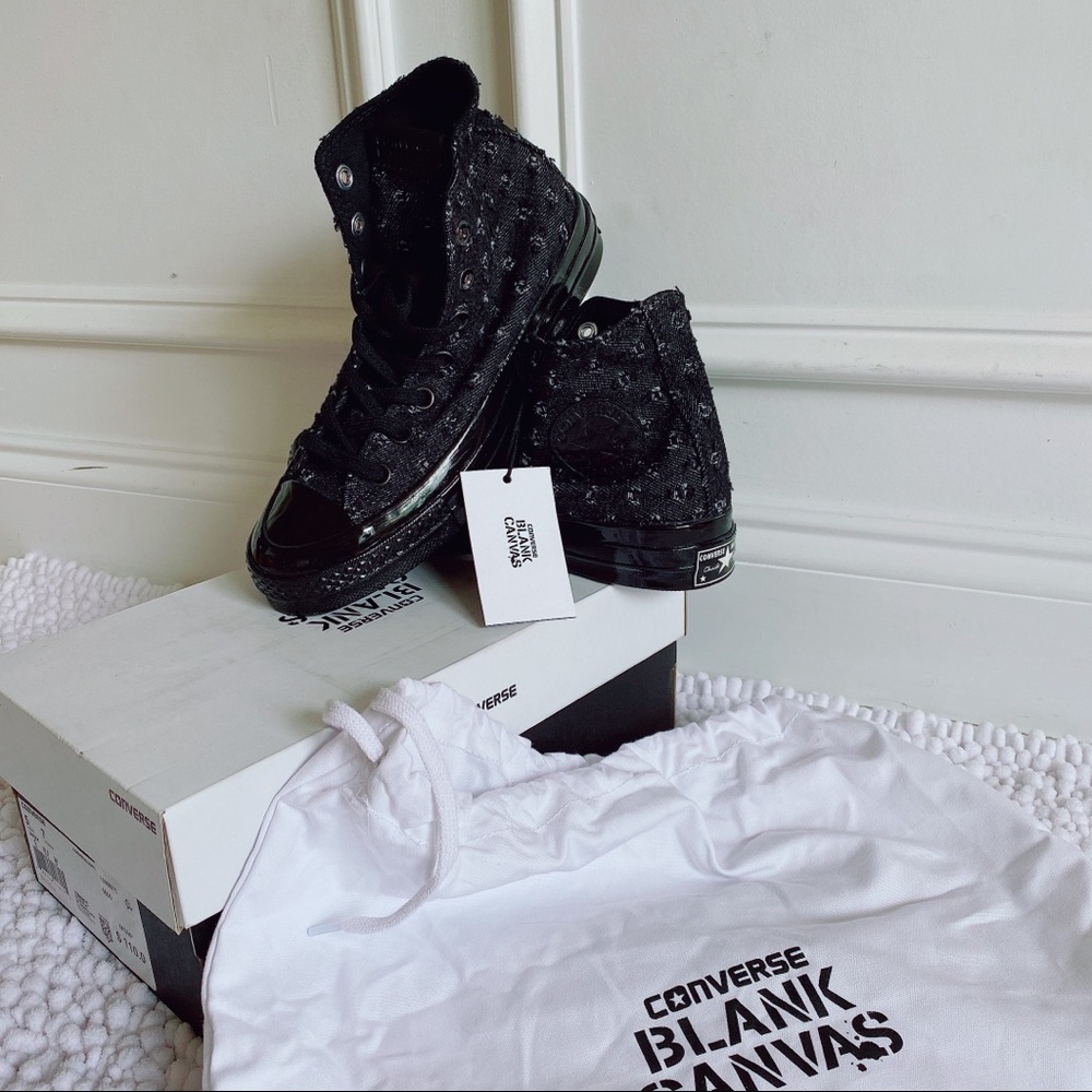 converse blank canvas NY denim punch unisex M5 W7